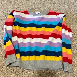 Gap 5t boy rainbow sweater